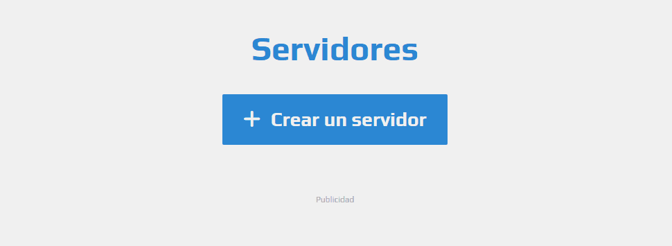 Crea tu primer servidor en Aternos